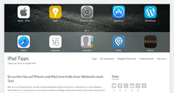 Desktop Screenshot of ipad-tipps.eu